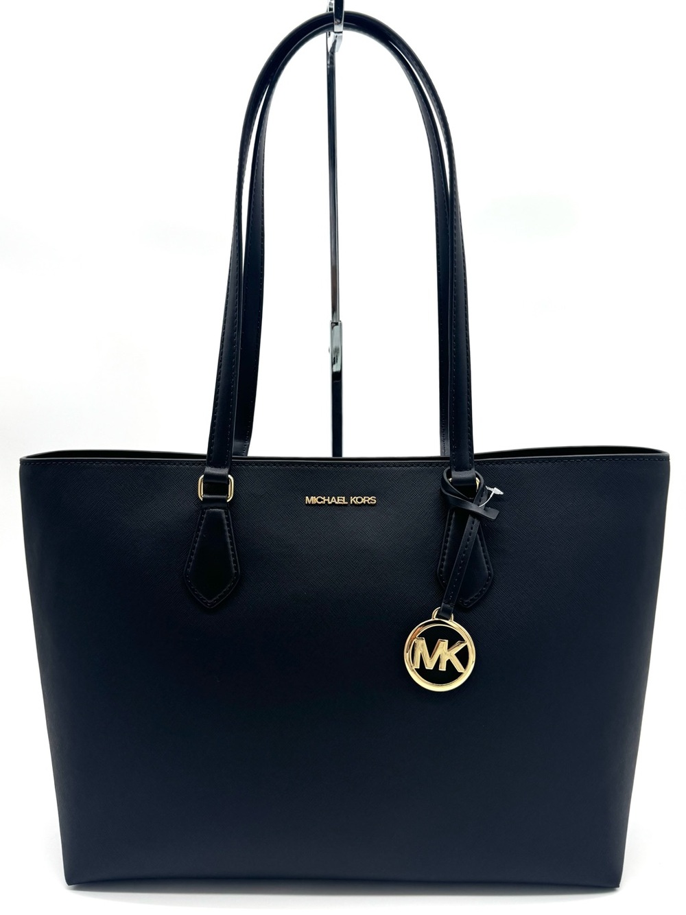 Michael Kors Bag Large Sheila Mf Tote Bag Black/Gold